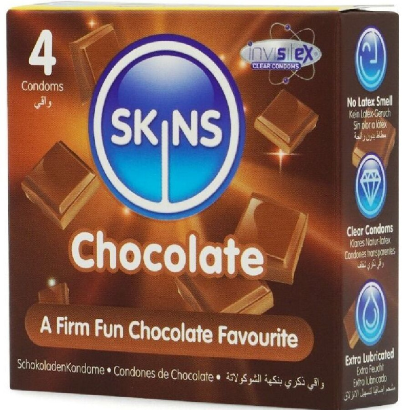 Preservativos Premium Sabor Chocolate 4 Uds