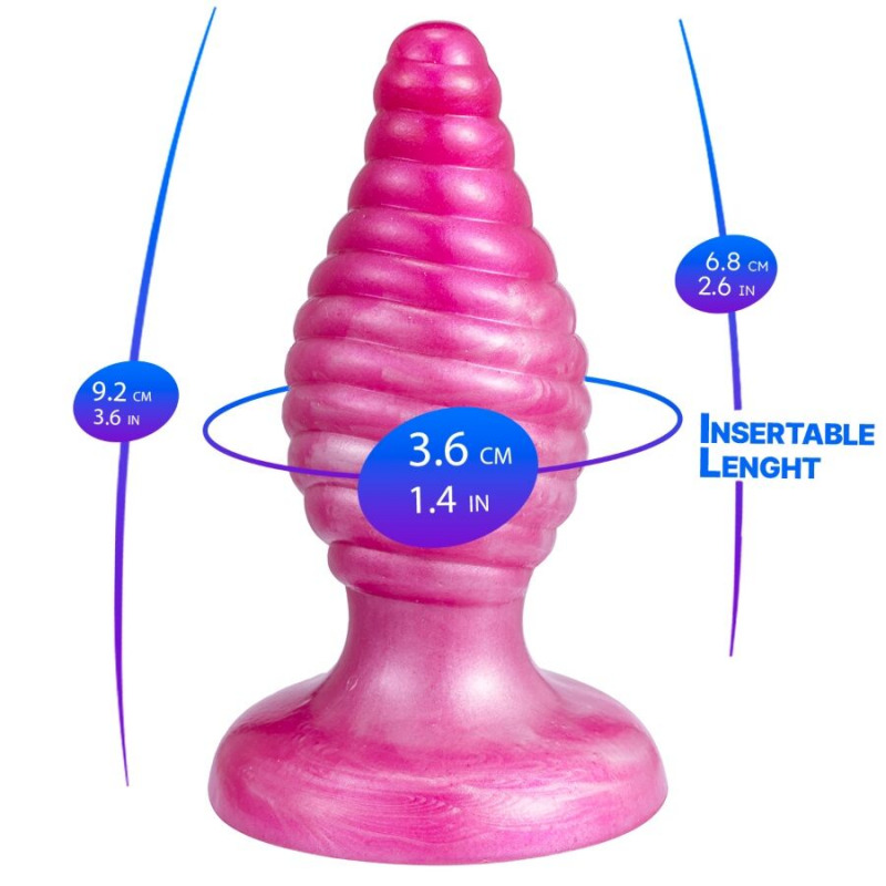 Cherry Plug Anal Termo Reactivo Rosa