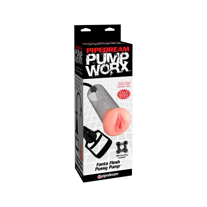 Bomba de Erección Pump Worx con Vagina
