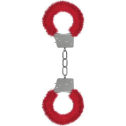 Initiation Menottes en Fourrure Rouge