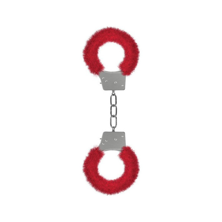 Initiation Menottes en Fourrure Rouge