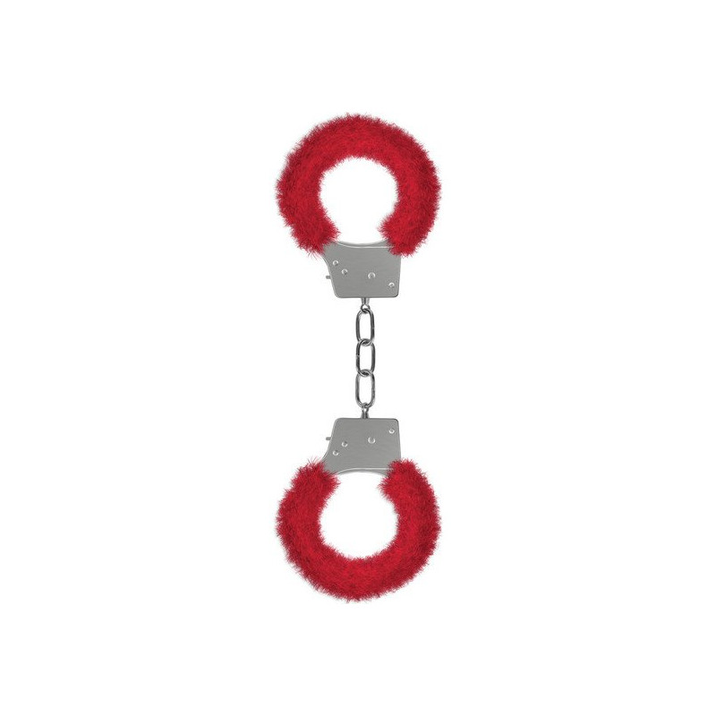 Initiation Menottes en Fourrure Rouge