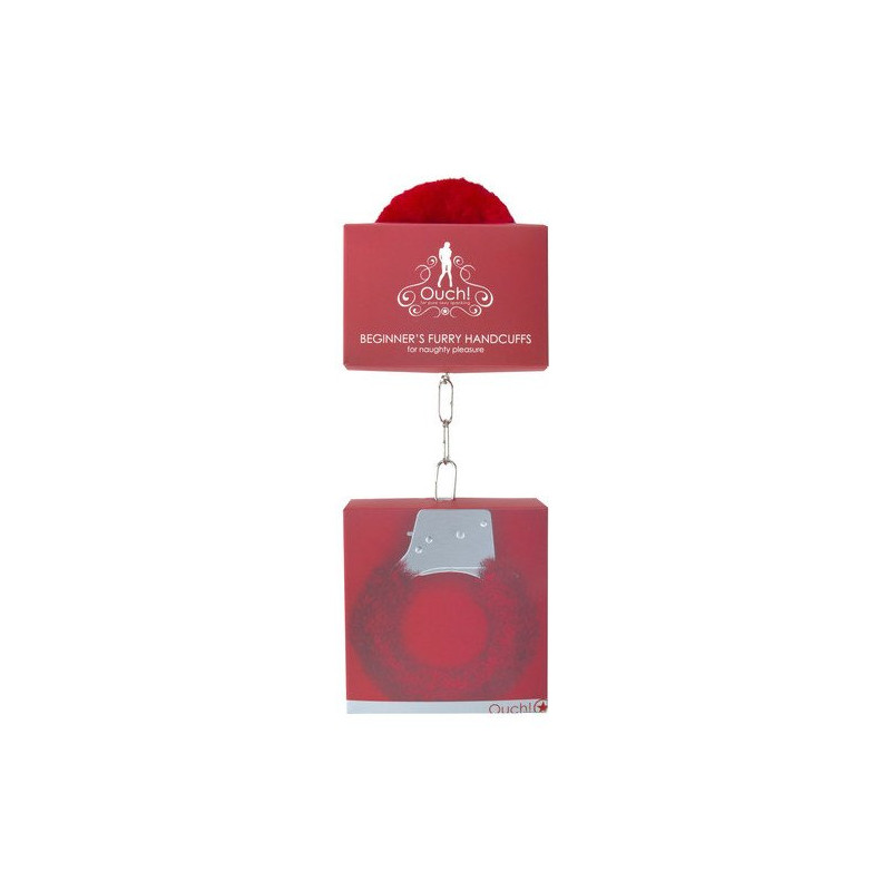 Initiation Menottes en Fourrure Rouge
