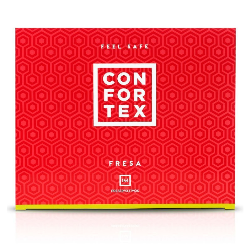 Préservatifs Confortex Épais à la Fraise 144 Uts