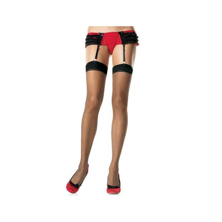 Leg Avenue Bas Noirs Plus