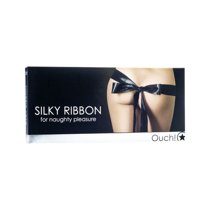 Ruban de Soie Polyvalent Noir