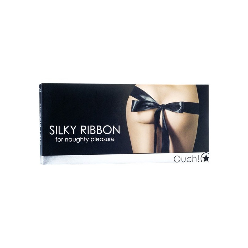 Ruban de Soie Polyvalent Noir