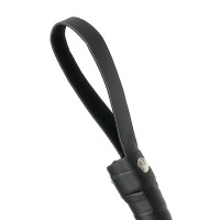 Fouet de Fustigation Noir en Cuir