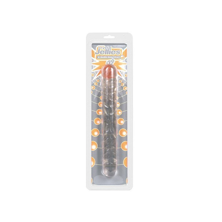 Crystal Jellies Pénis Double 30 Cm Transparent