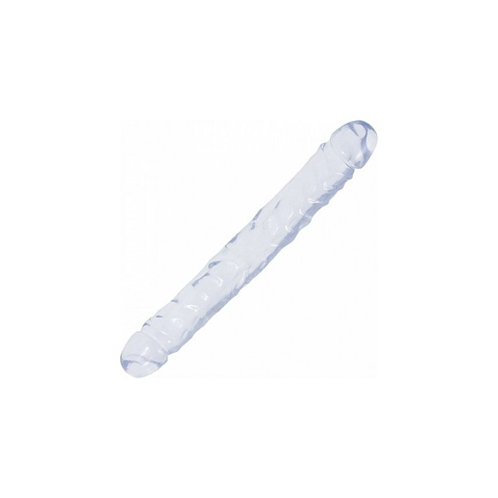 Crystal Jellies Pénis Double 30 Cm Transparent