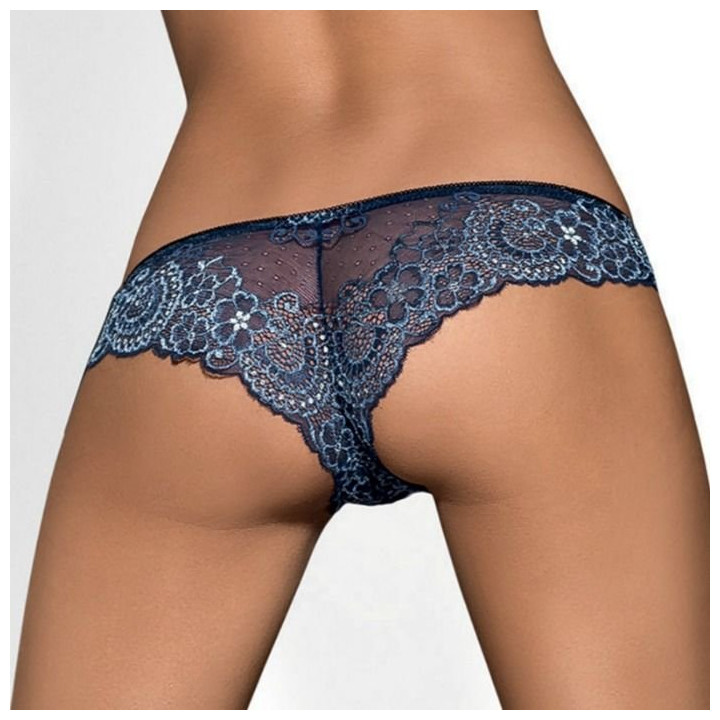 Tanga Auroria Azul Eléctrico