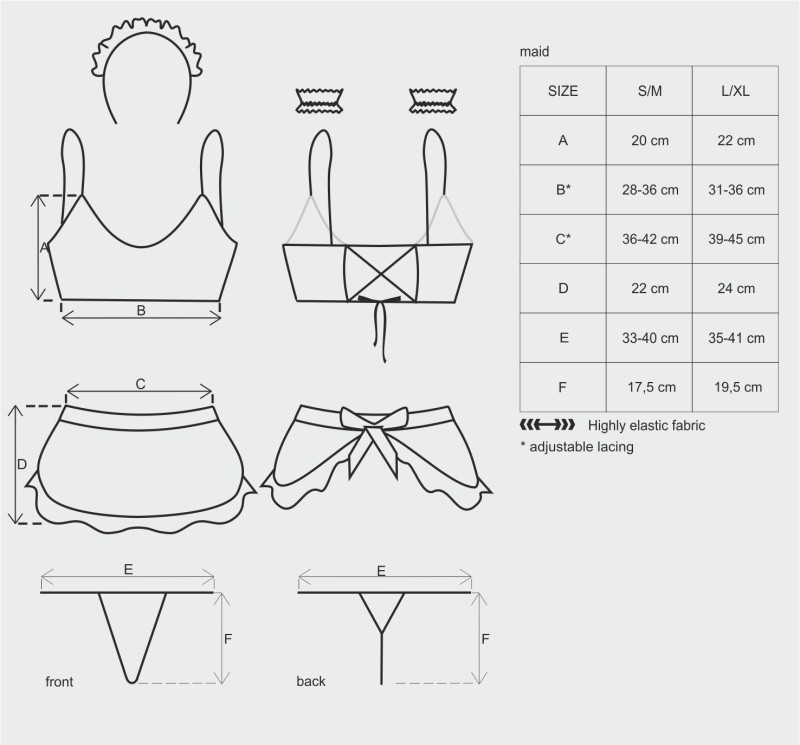Déguisement de Bonne Française Obsessive Maid