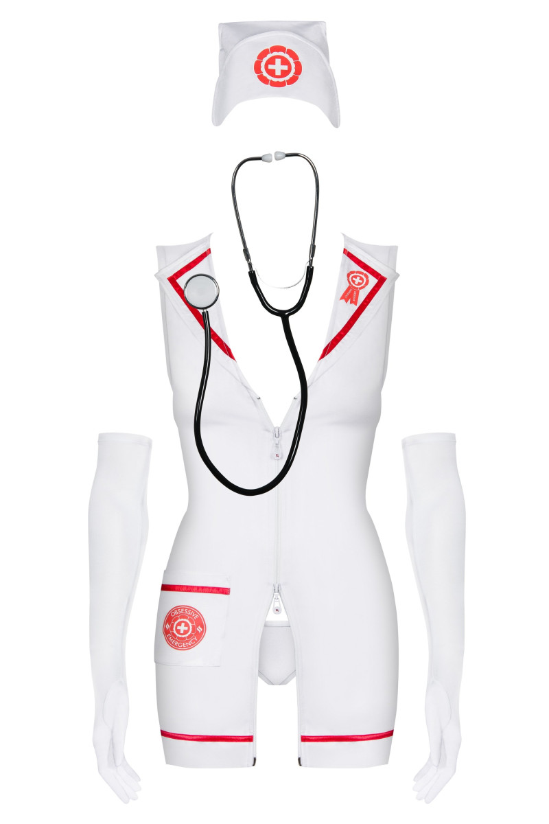 Costume Infirmière Urgence avec Stéthoscope