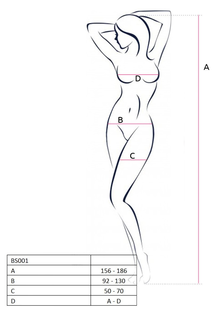 Combinaison Erotic Line Catsuit Blanc