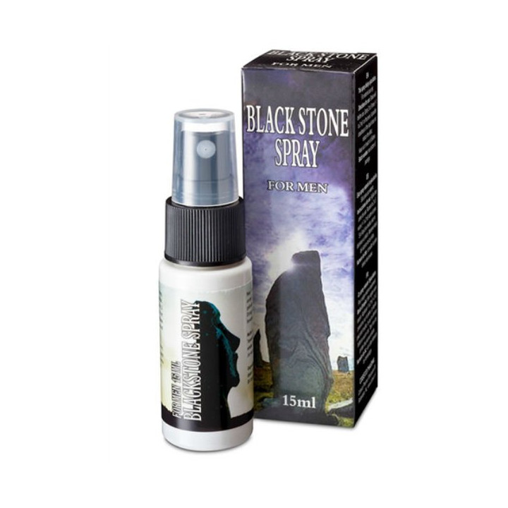 Black Stone Spray Retardateur pour Hommes