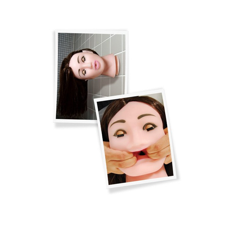 Poupée Me Mega Masturbateur Visage Châtain