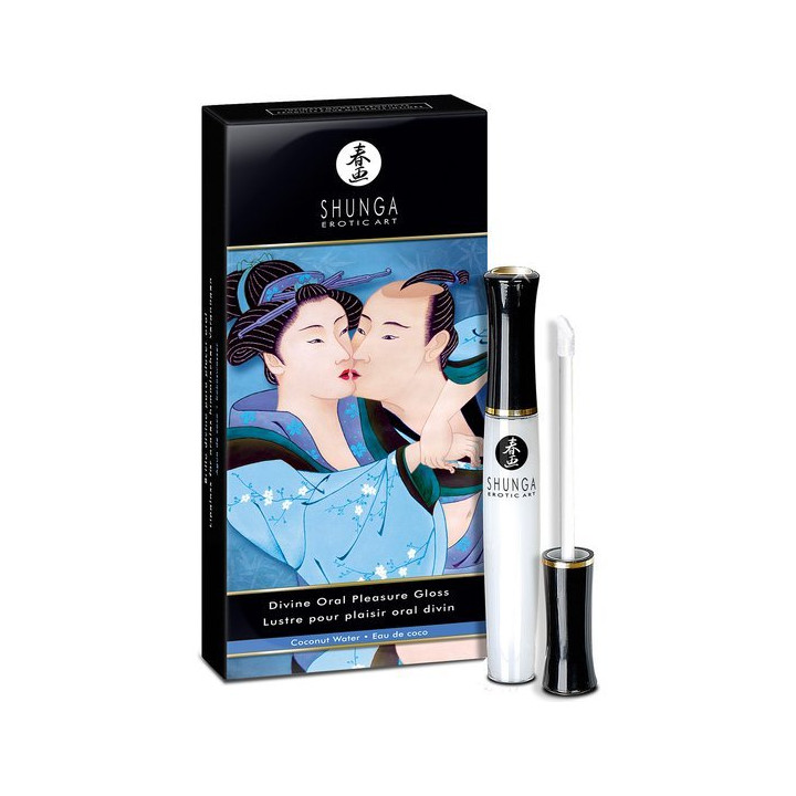 Gloss pour le Plaisir Oral au Goût de Noix de Coco