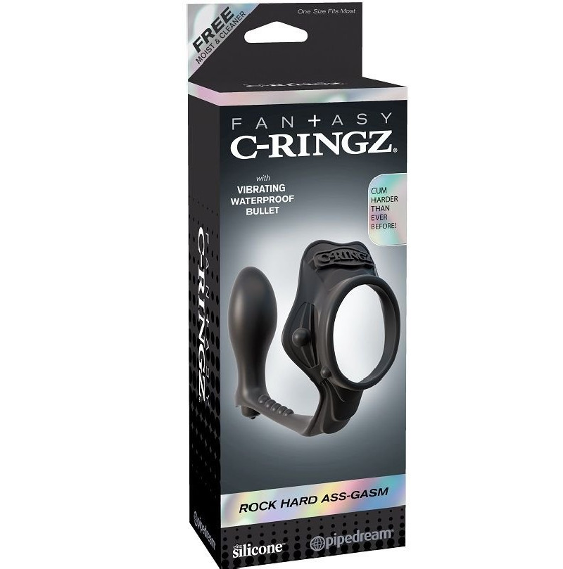 Fantasy C-Ringz Anneau en Silicone avec Plug