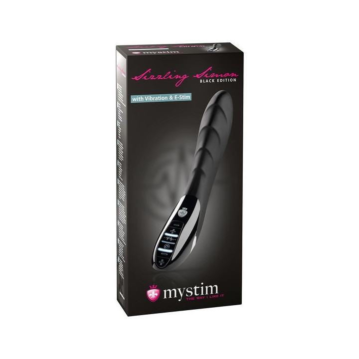 Sizzling Simon Estim Vibrador Noire