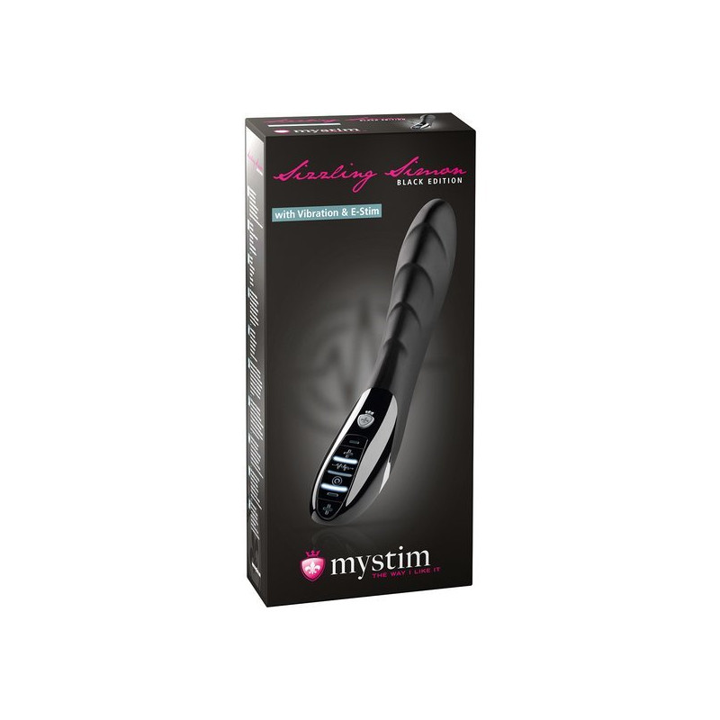 Sizzling Simon Estim Vibrador Noire