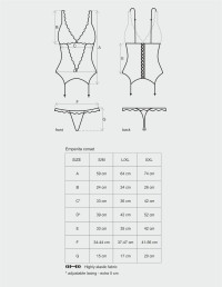 Corset Emperita Noir