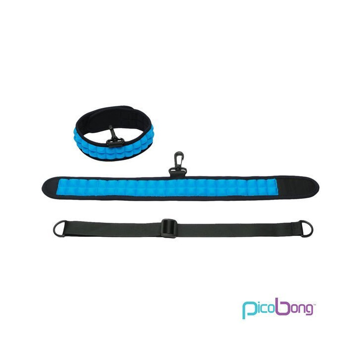 Speak No Evil Choker Collar Azul