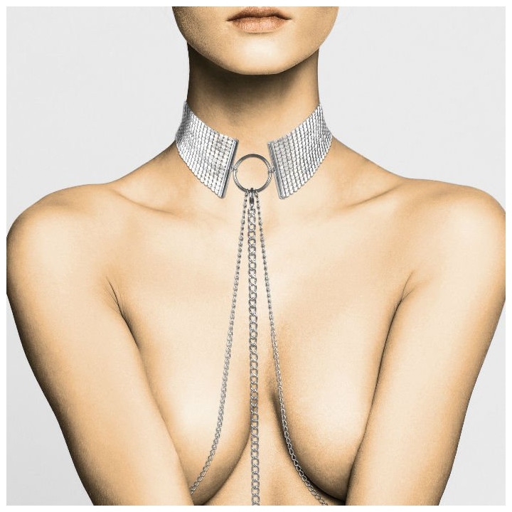 Désir Métallique Collar Metálico Plateado