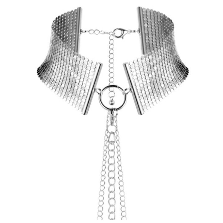 Désir Métallique Collar Metálico Plateado