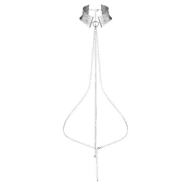 Désir Métallique Collar Metálico Plateado