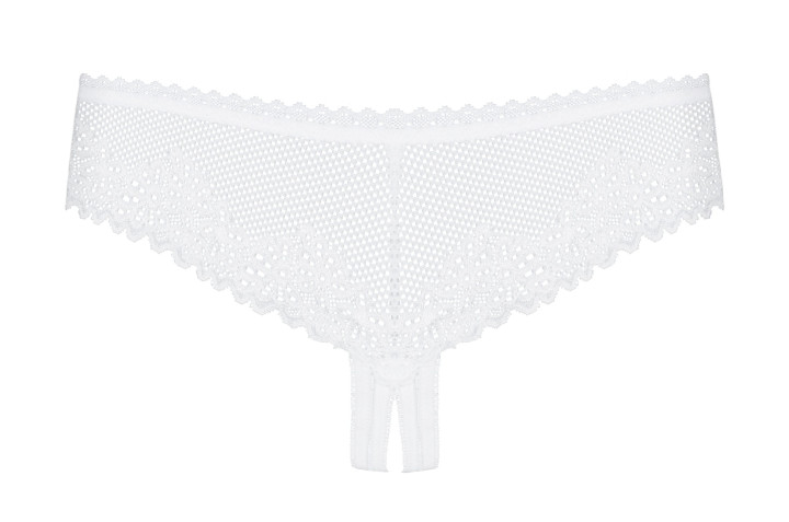 Alabastra String avec Ouverture Blanc