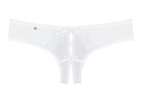 Alabastra String avec Ouverture Blanc