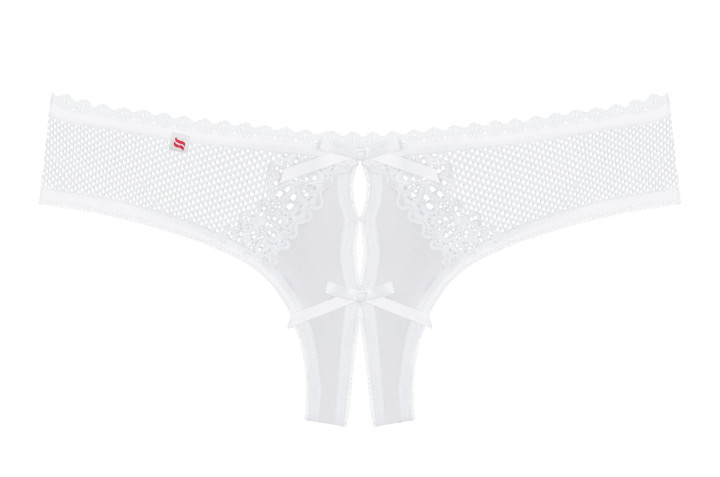 Alabastra String avec Ouverture Blanc