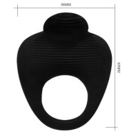 Anneau Vibromasseur Thimble Pretty Love Noir
