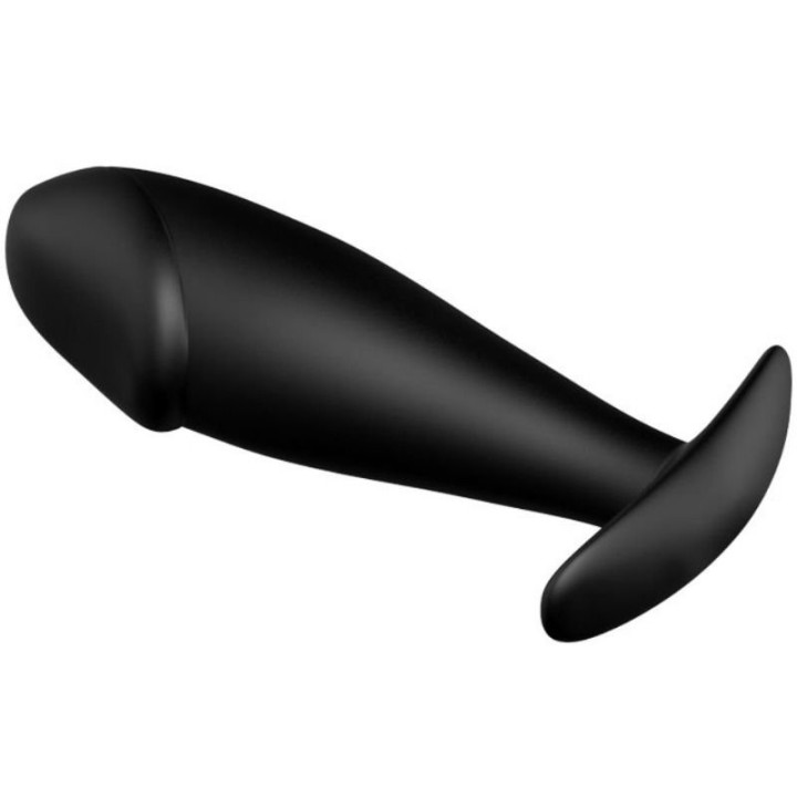Plug Anal Silicone Forme Pénis Noir