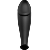 Plug Anal Silicone Forme Pénis Noir