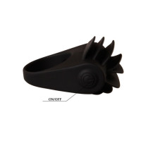 Chester Anneau Pénis Vibrant Silicone Noir