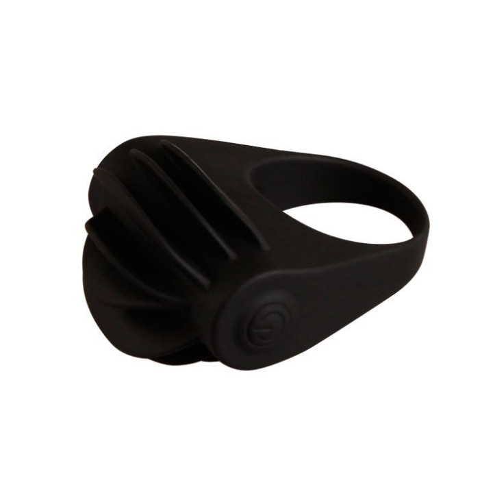 Chester Anneau Pénis Vibrant Silicone Noir