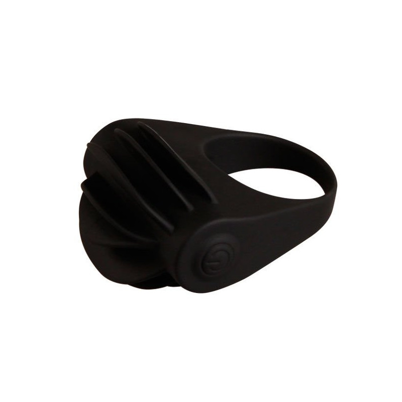Chester Anneau Pénis Vibrant Silicone Noir