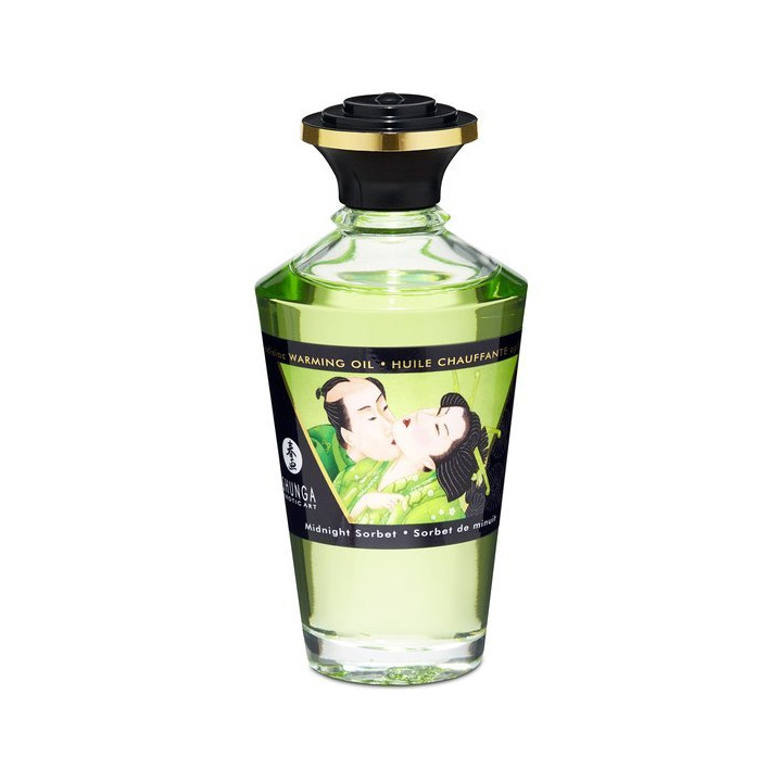 Shunga Aceite Efecto Calor Sorbete Medianoche 100 ml