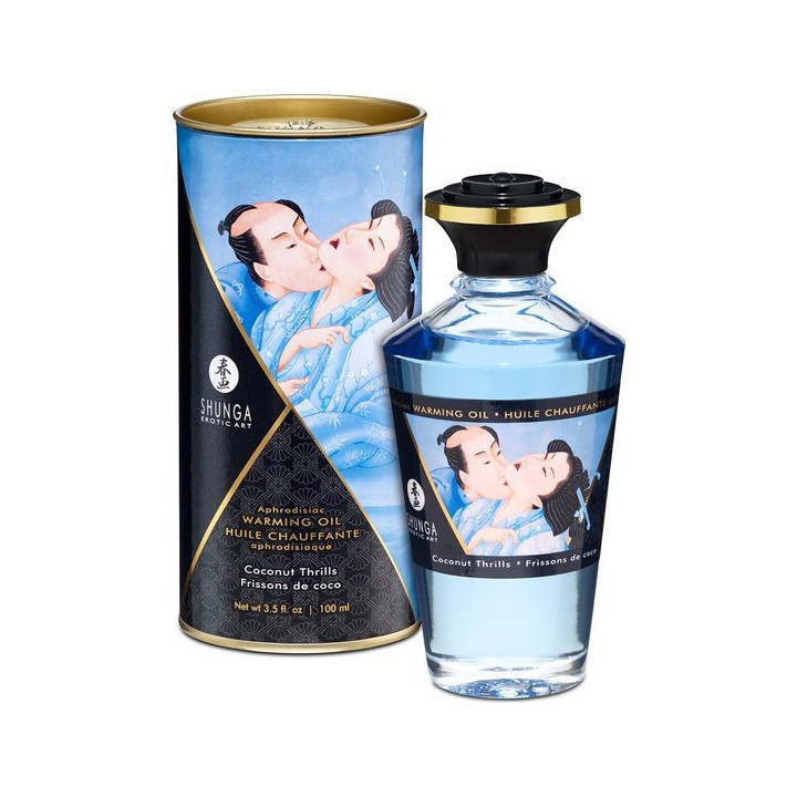 Huile Shunga Effet Chaleur Coco 100 ml