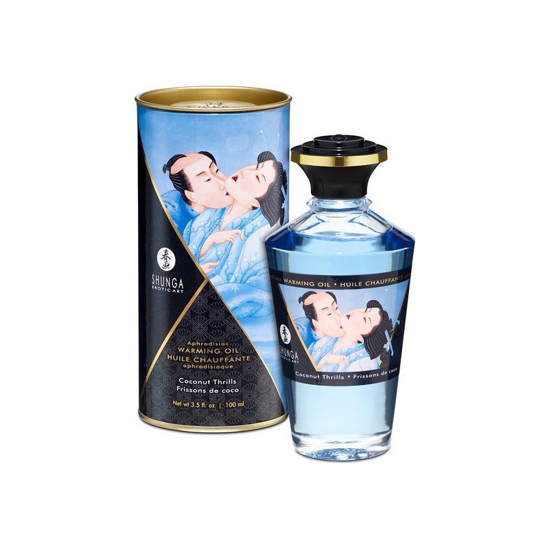 Huile Shunga Effet Chaleur Coco 100 ml