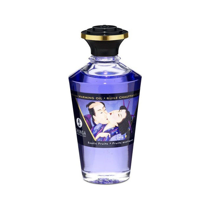 Huile Effet Chaleur Shunga Fruits Exotiques 100 ml