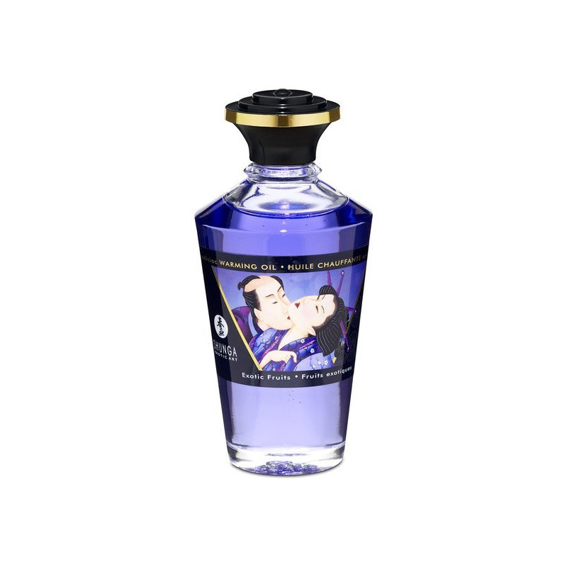 Huile Effet Chaleur Shunga Fruits Exotiques 100 ml