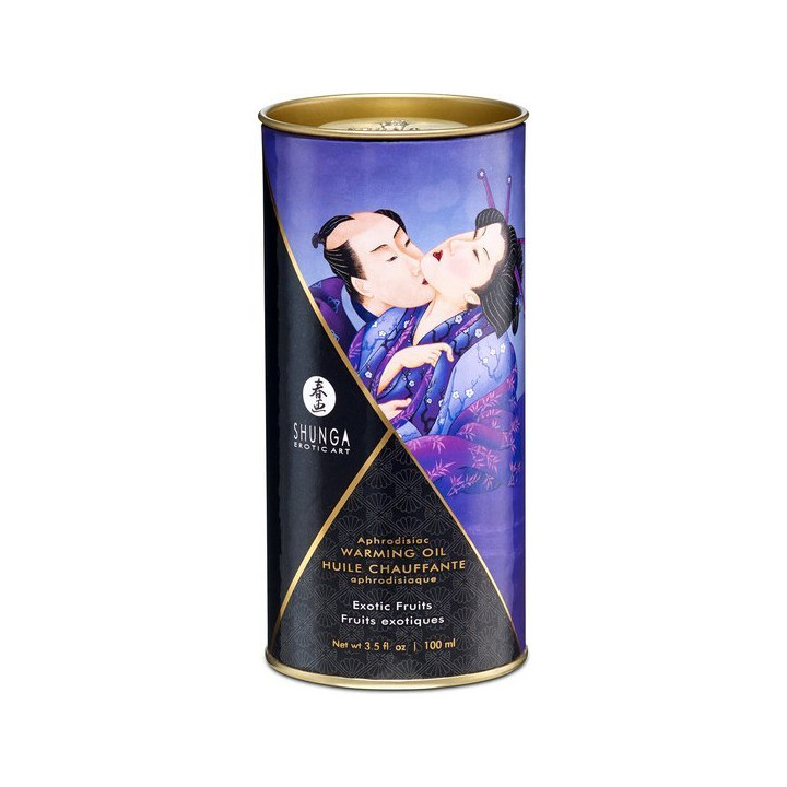 Huile Effet Chaleur Shunga Fruits Exotiques 100 ml