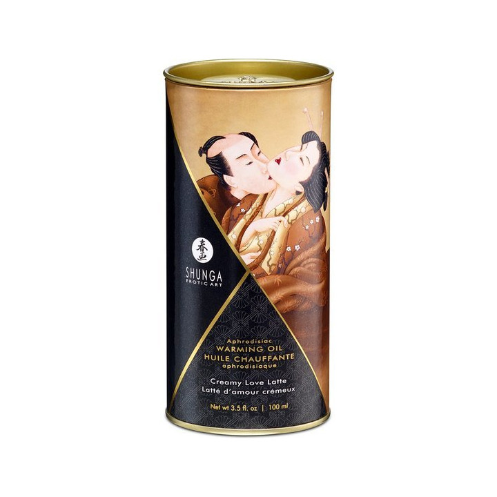 Shunga Huile Effet Chaleur Crème Love Latte 100 ml