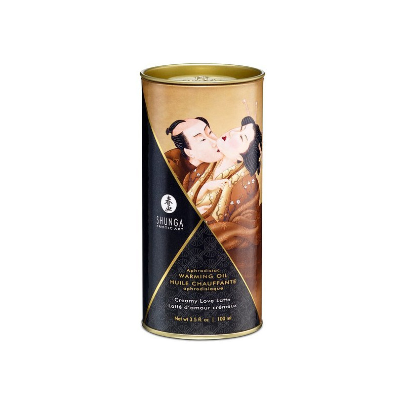 Shunga Huile Effet Chaleur Crème Love Latte 100 ml
