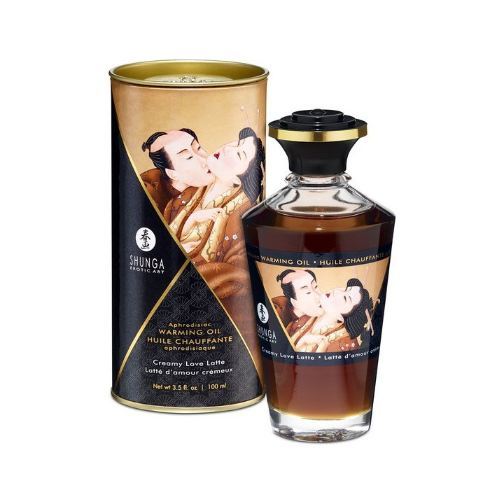 Shunga Huile Effet Chaleur Crème Love Latte 100 ml