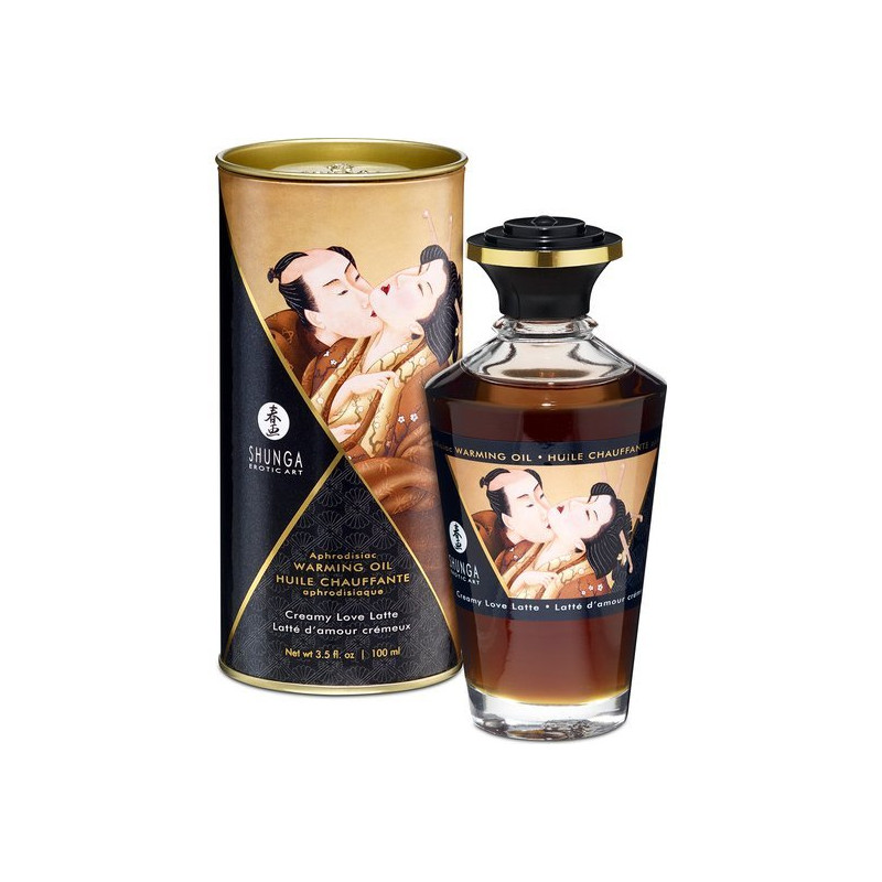 Shunga Huile Effet Chaleur Crème Love Latte 100 ml