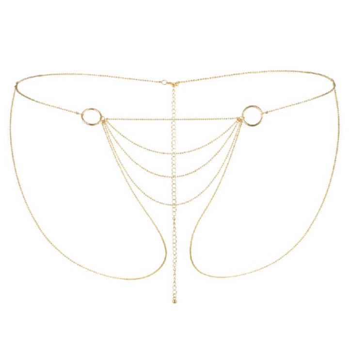 Culotte de Cadenas Metálicas Dorado