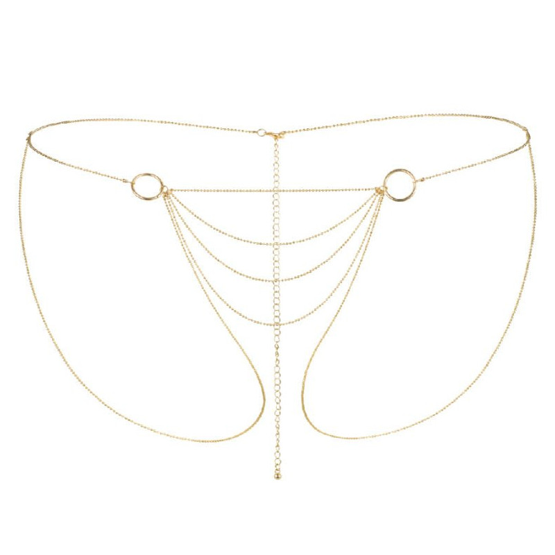 Culotte de Cadenas Metálicas Dorado